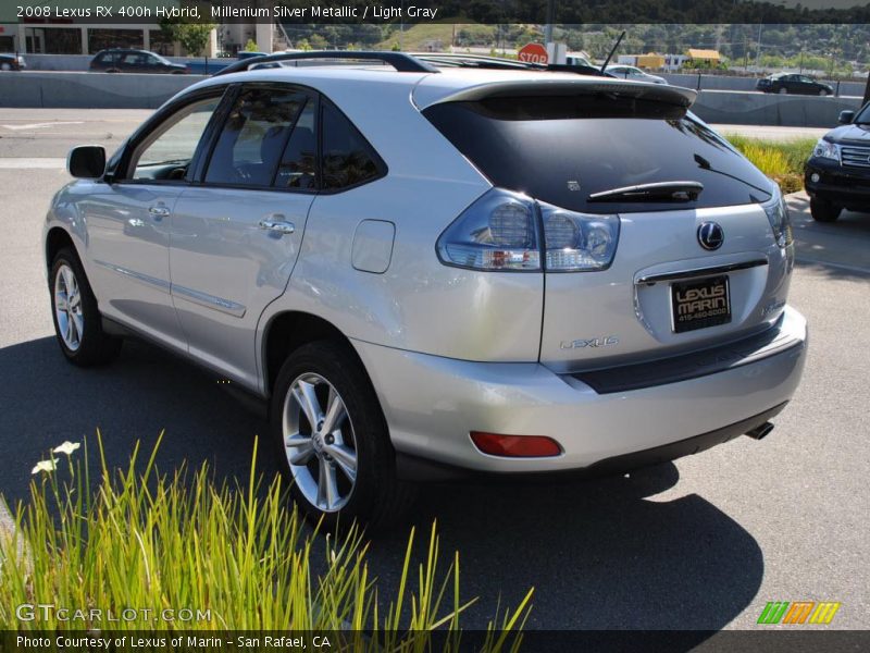 Millenium Silver Metallic / Light Gray 2008 Lexus RX 400h Hybrid