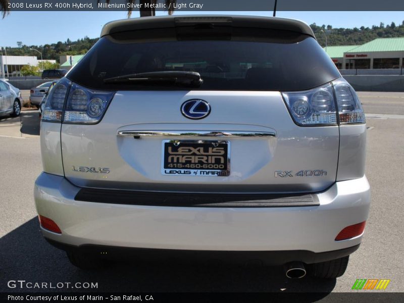 Millenium Silver Metallic / Light Gray 2008 Lexus RX 400h Hybrid