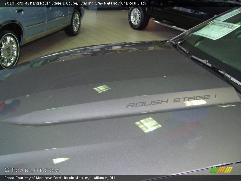 Sterling Grey Metallic / Charcoal Black 2010 Ford Mustang Roush Stage 1 Coupe