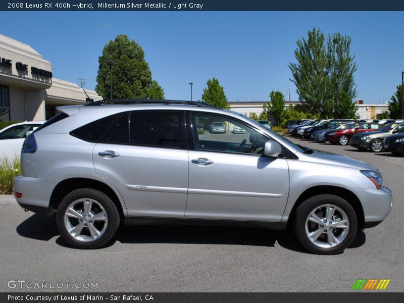 Millenium Silver Metallic / Light Gray 2008 Lexus RX 400h Hybrid