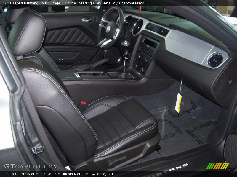 Sterling Grey Metallic / Charcoal Black 2010 Ford Mustang Roush Stage 1 Coupe