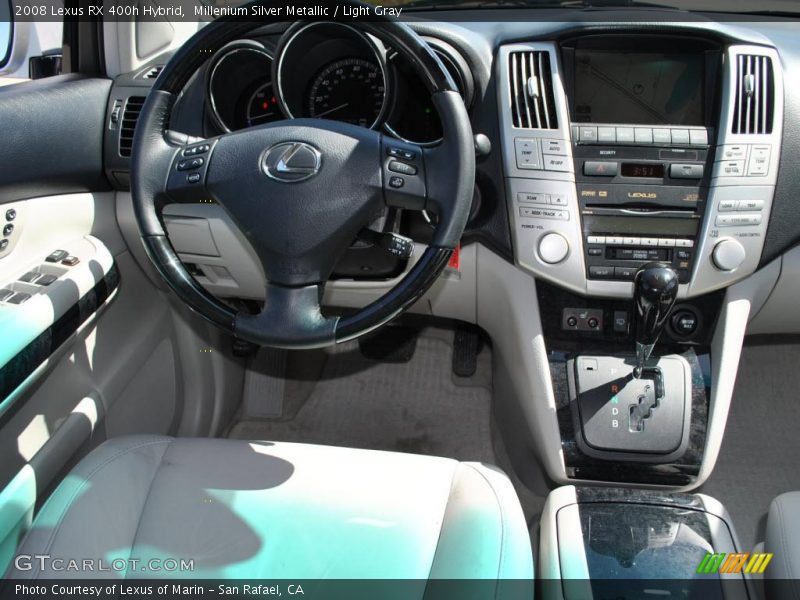 Millenium Silver Metallic / Light Gray 2008 Lexus RX 400h Hybrid