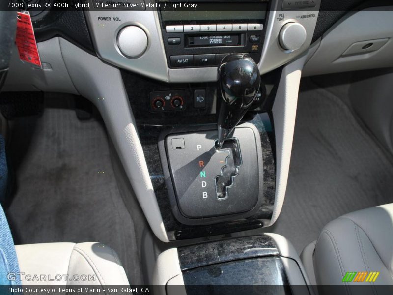 Millenium Silver Metallic / Light Gray 2008 Lexus RX 400h Hybrid