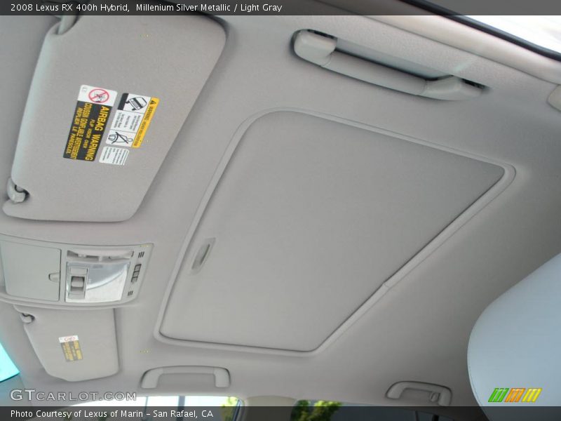 Millenium Silver Metallic / Light Gray 2008 Lexus RX 400h Hybrid