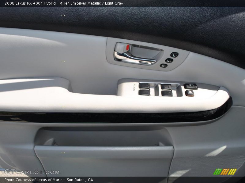 Millenium Silver Metallic / Light Gray 2008 Lexus RX 400h Hybrid