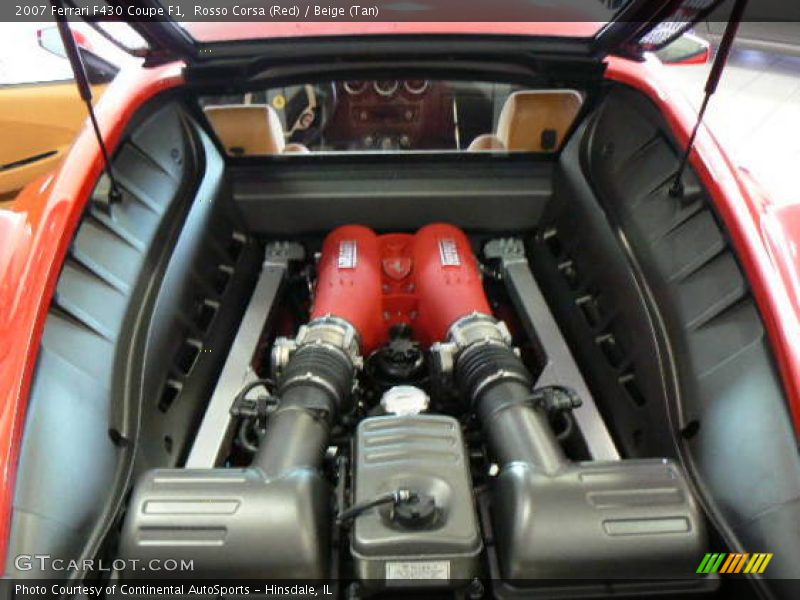 Rosso Corsa (Red) / Beige (Tan) 2007 Ferrari F430 Coupe F1