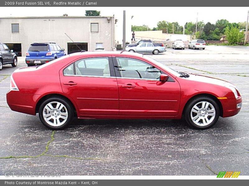 Redfire Metallic / Camel 2009 Ford Fusion SEL V6