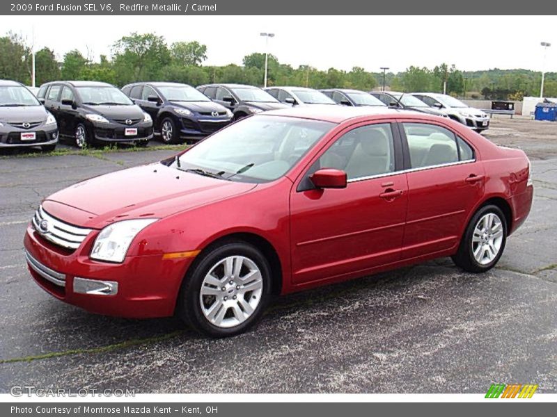 Redfire Metallic / Camel 2009 Ford Fusion SEL V6