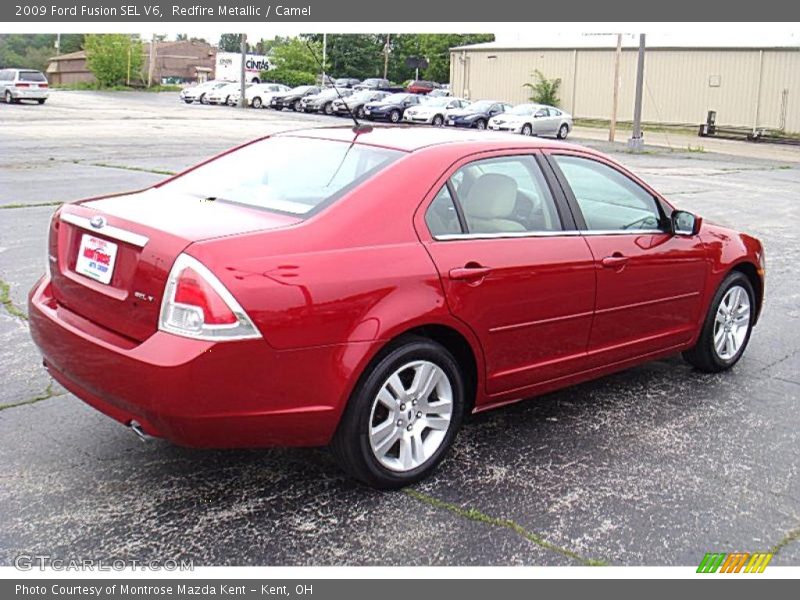 Redfire Metallic / Camel 2009 Ford Fusion SEL V6