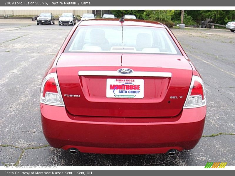 Redfire Metallic / Camel 2009 Ford Fusion SEL V6