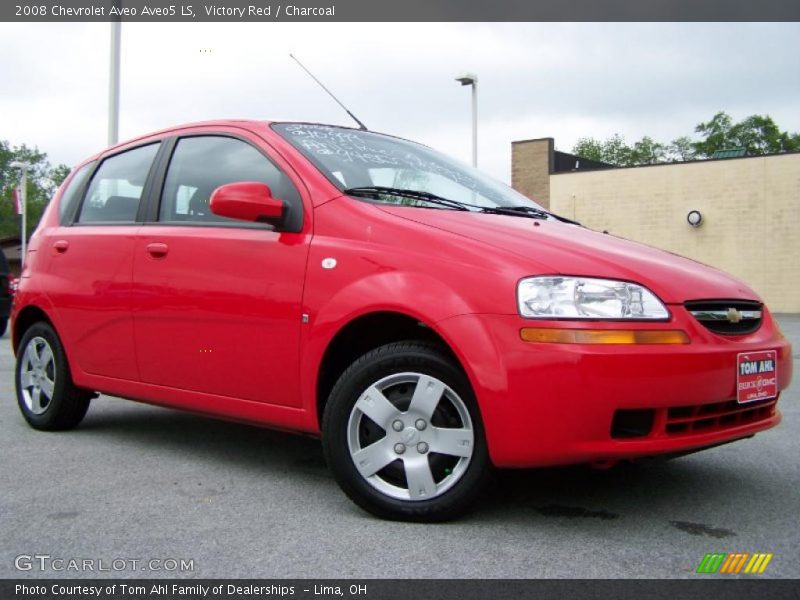 Victory Red / Charcoal 2008 Chevrolet Aveo Aveo5 LS