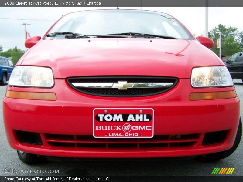 Victory Red / Charcoal 2008 Chevrolet Aveo Aveo5 LS