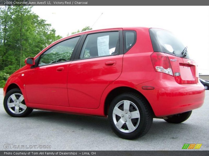 Victory Red / Charcoal 2008 Chevrolet Aveo Aveo5 LS