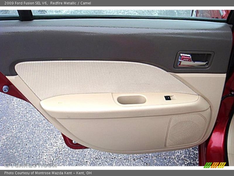 Redfire Metallic / Camel 2009 Ford Fusion SEL V6