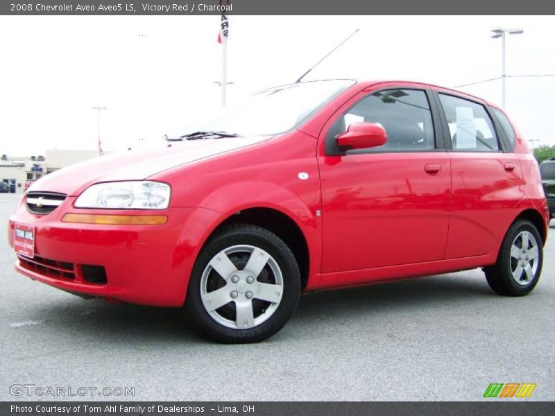 Victory Red / Charcoal 2008 Chevrolet Aveo Aveo5 LS