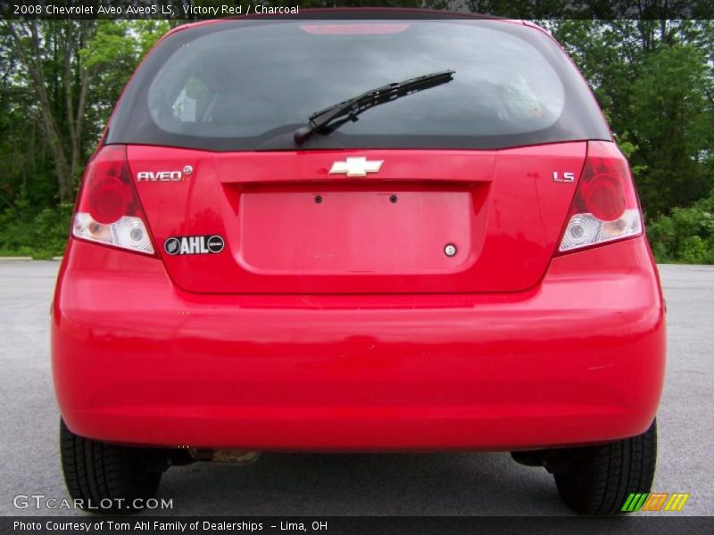Victory Red / Charcoal 2008 Chevrolet Aveo Aveo5 LS