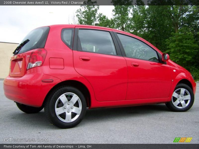 Victory Red / Charcoal 2008 Chevrolet Aveo Aveo5 LS