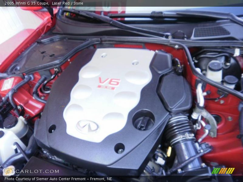 Laser Red / Stone 2005 Infiniti G 35 Coupe