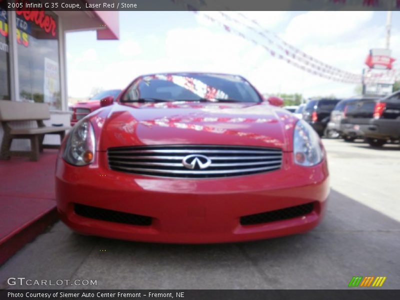 Laser Red / Stone 2005 Infiniti G 35 Coupe