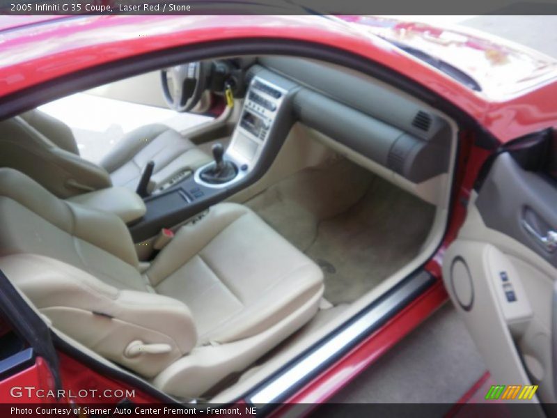 Laser Red / Stone 2005 Infiniti G 35 Coupe