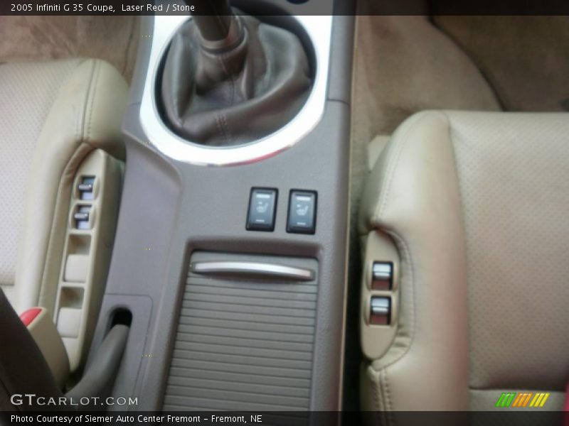 Laser Red / Stone 2005 Infiniti G 35 Coupe