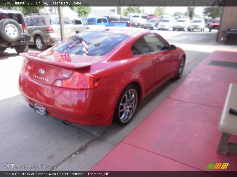 Laser Red / Stone 2005 Infiniti G 35 Coupe
