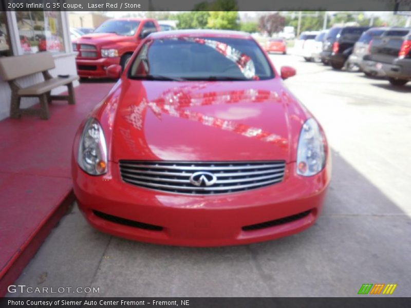 Laser Red / Stone 2005 Infiniti G 35 Coupe