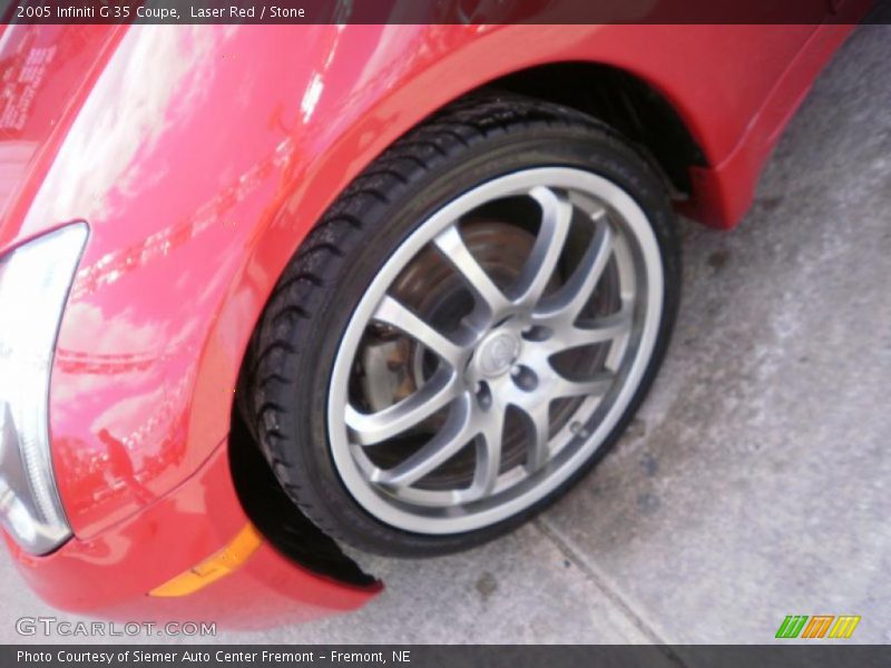 Laser Red / Stone 2005 Infiniti G 35 Coupe