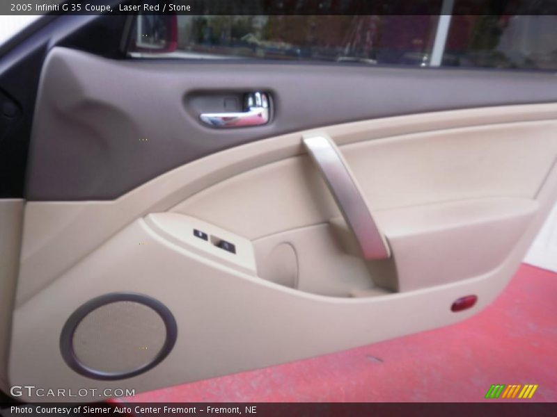 Laser Red / Stone 2005 Infiniti G 35 Coupe