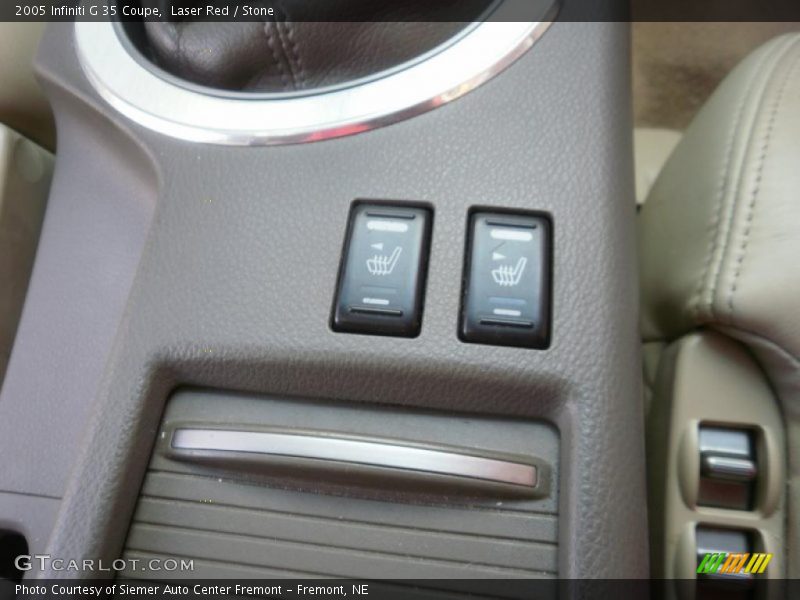 Laser Red / Stone 2005 Infiniti G 35 Coupe