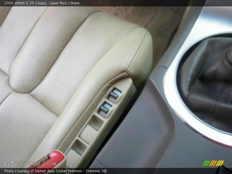 Laser Red / Stone 2005 Infiniti G 35 Coupe