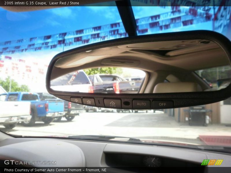 Laser Red / Stone 2005 Infiniti G 35 Coupe
