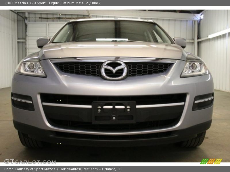 Liquid Platinum Metallic / Black 2007 Mazda CX-9 Sport