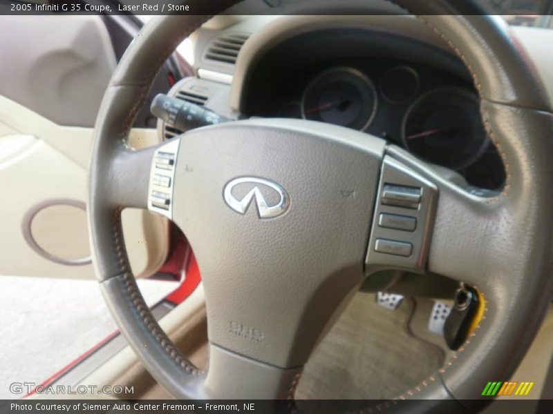 Laser Red / Stone 2005 Infiniti G 35 Coupe