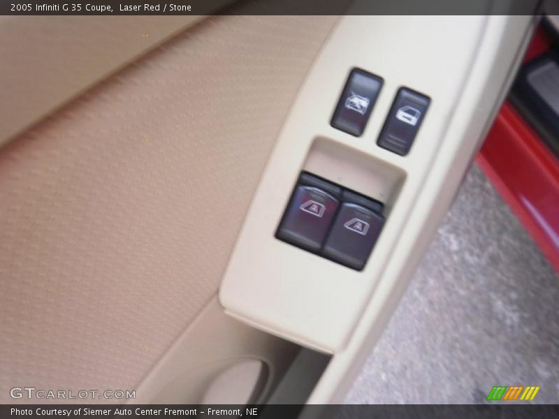 Laser Red / Stone 2005 Infiniti G 35 Coupe