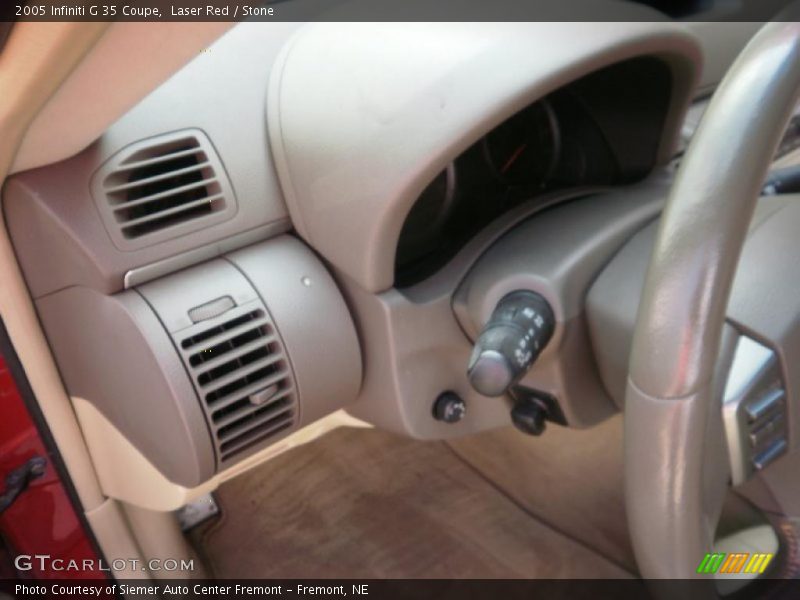 Laser Red / Stone 2005 Infiniti G 35 Coupe