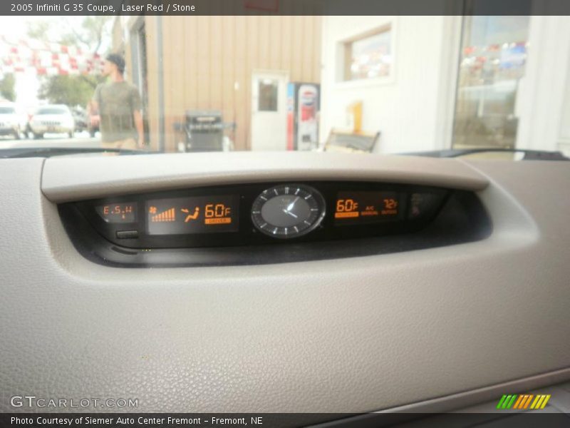 Laser Red / Stone 2005 Infiniti G 35 Coupe