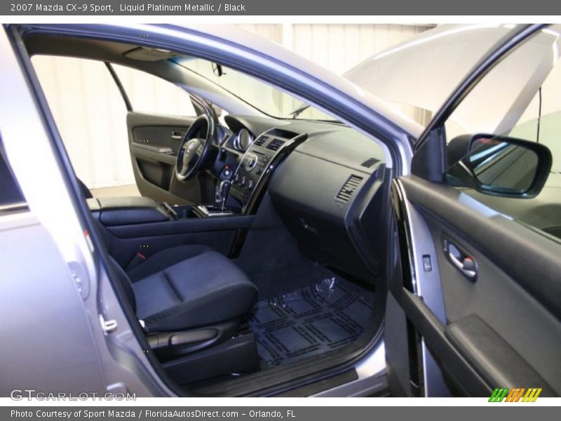 Liquid Platinum Metallic / Black 2007 Mazda CX-9 Sport