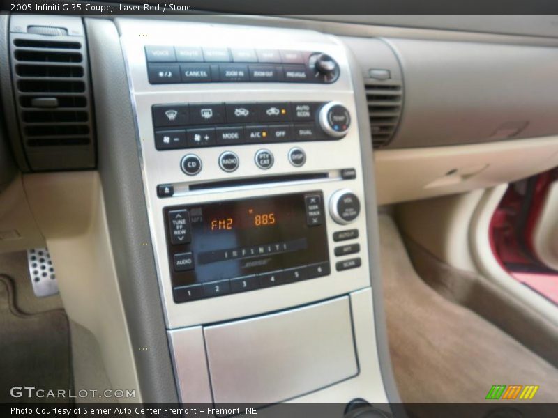 Laser Red / Stone 2005 Infiniti G 35 Coupe