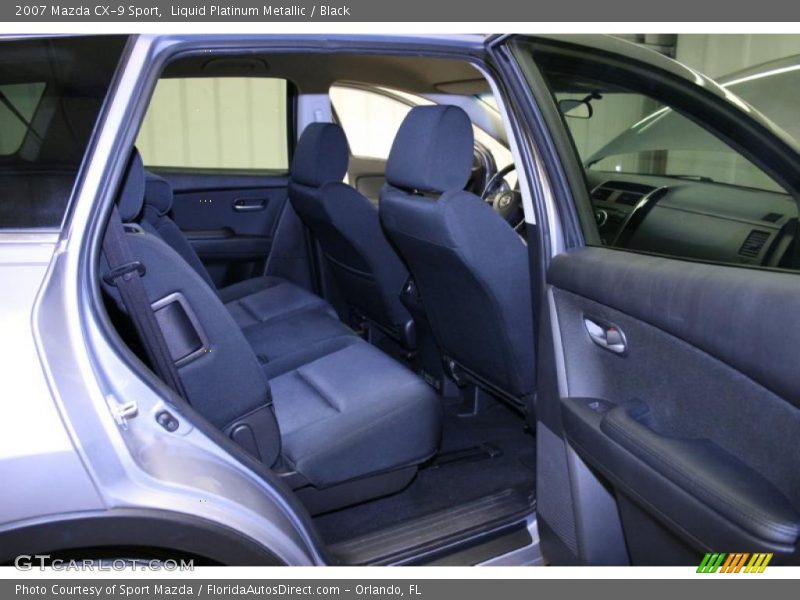 Liquid Platinum Metallic / Black 2007 Mazda CX-9 Sport