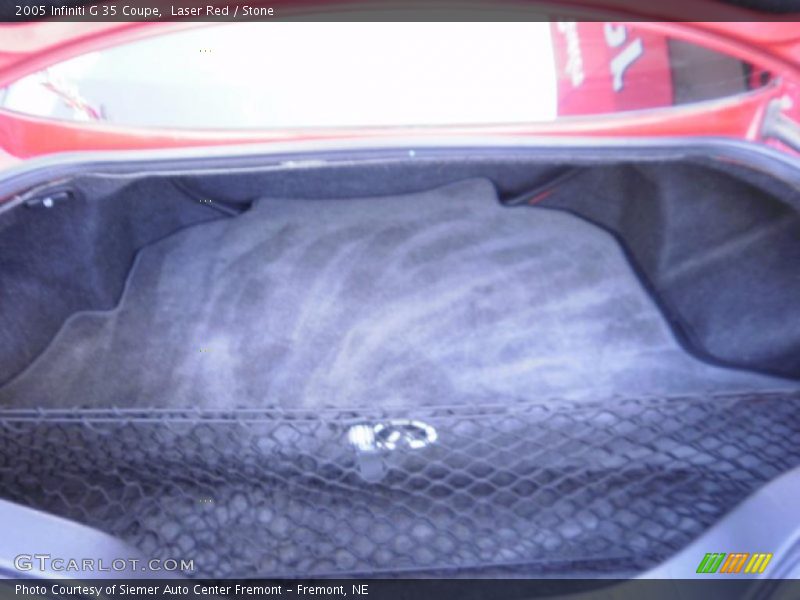 Laser Red / Stone 2005 Infiniti G 35 Coupe