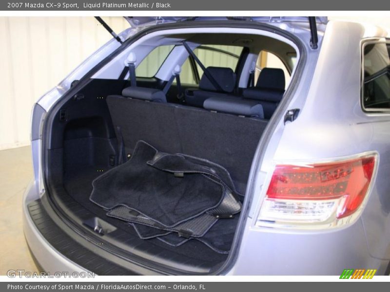 Liquid Platinum Metallic / Black 2007 Mazda CX-9 Sport