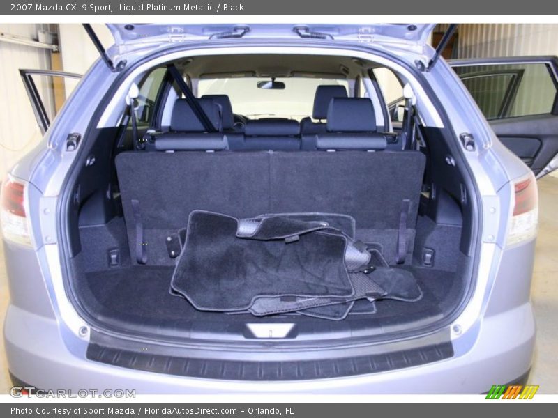 Liquid Platinum Metallic / Black 2007 Mazda CX-9 Sport