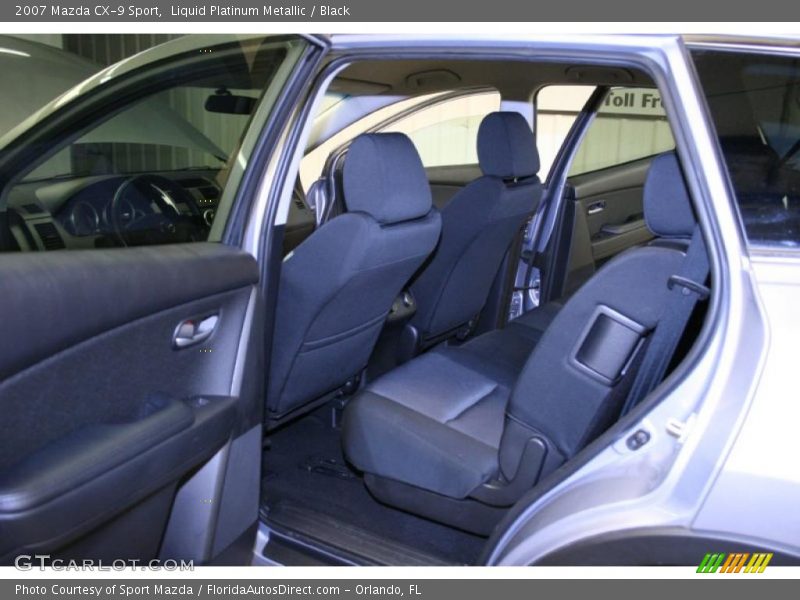 Liquid Platinum Metallic / Black 2007 Mazda CX-9 Sport