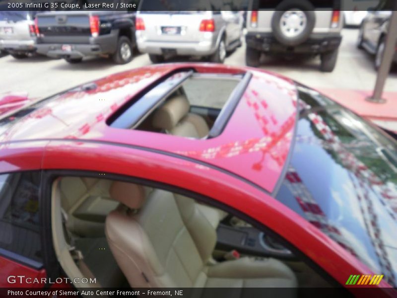 Laser Red / Stone 2005 Infiniti G 35 Coupe