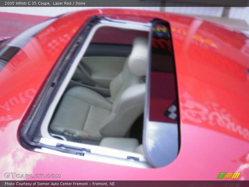 Laser Red / Stone 2005 Infiniti G 35 Coupe