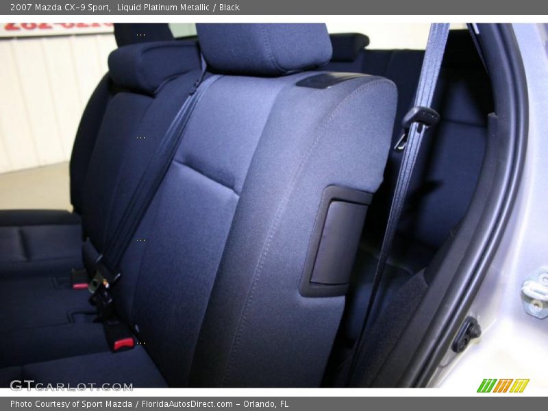Liquid Platinum Metallic / Black 2007 Mazda CX-9 Sport
