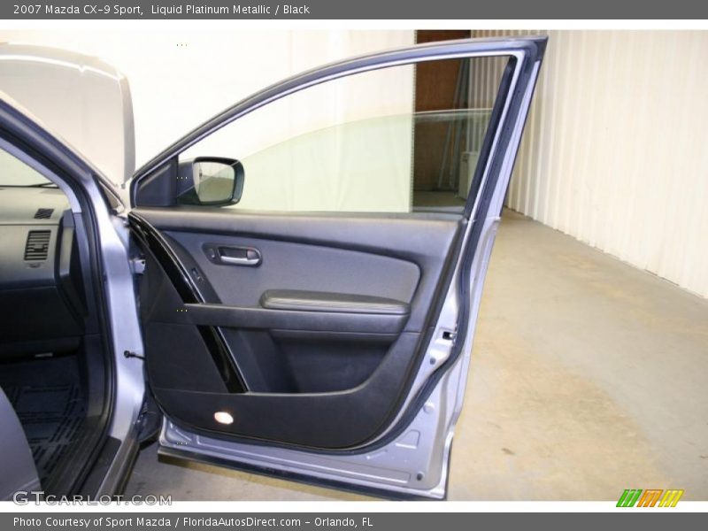 Liquid Platinum Metallic / Black 2007 Mazda CX-9 Sport