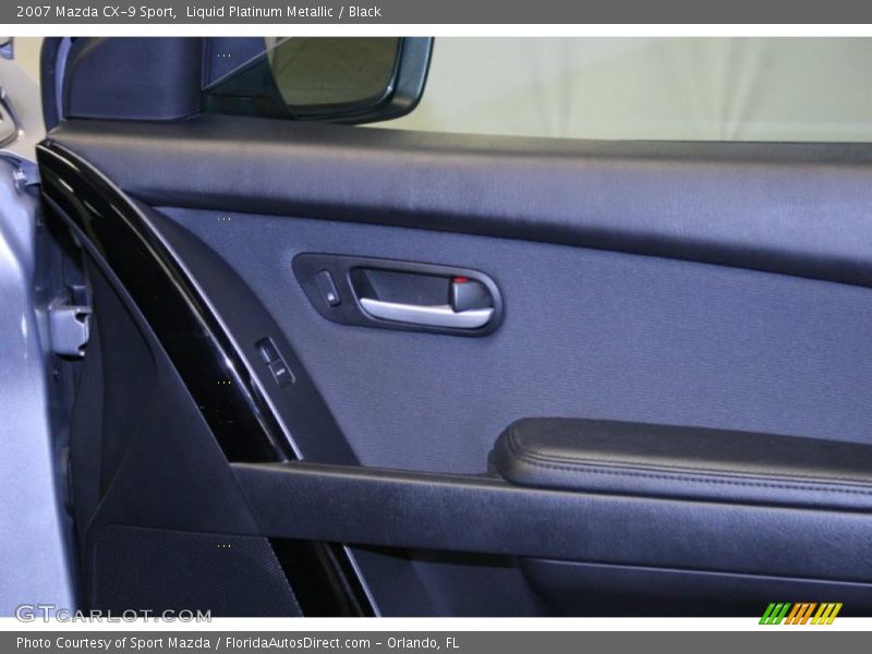 Liquid Platinum Metallic / Black 2007 Mazda CX-9 Sport