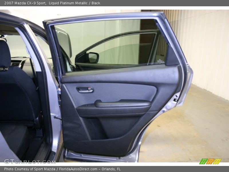 Liquid Platinum Metallic / Black 2007 Mazda CX-9 Sport